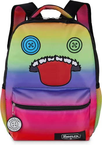 Vista 10 de AI ACCESSORY INNOVATIONS K-Pop Demon Hunters - Mochila de 16 pulgadas para niñas, con un Derby de cara grande con orejas 3D y bordado, dije de bolsa