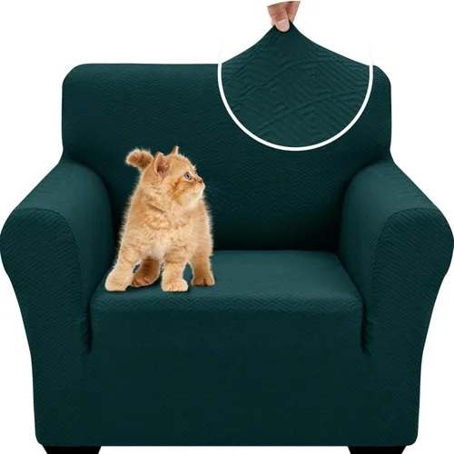 Vista 60 de XINEAGE Fundas elásticas nuevas para sillón 2025, 1 pieza, protector para silla de sala de estar, funda gruesa y suave con parte inferior elástica