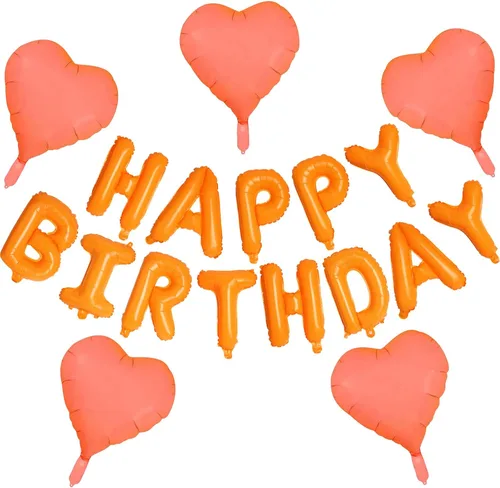 Vista 9 de Letras de aluminio de 16 pulgadas con texto en inglés «Happy Birthday» de color negro para hombres, mujeres, niños, suministros de decoración