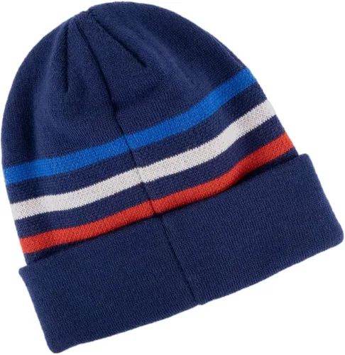 Vista 2 de Ford Gorro de punto Mustang a rayas para hombre con puño azul talla única Azul