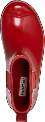 Vista 4 de Hunter Botas estilo Chelsea brillantes originales, para mujer
