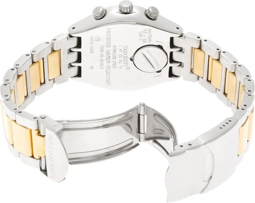 Vista 2 de Swatch Cronógrafo Cuarzo Dreamnight Dorado Reloj Unisex YCS590G, Oro, Cronógrafo