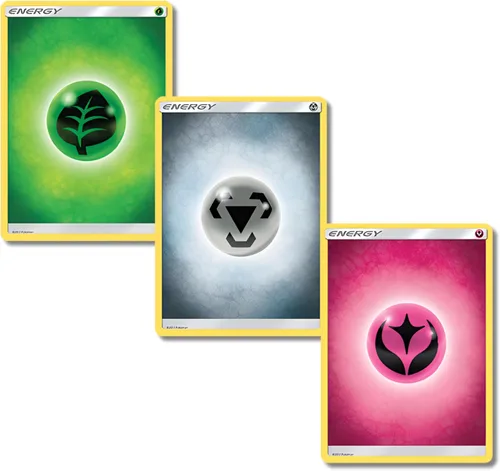 Vista 4 de Pokemon 90 Cards Basic Energy Pack (10 de cada tipo)