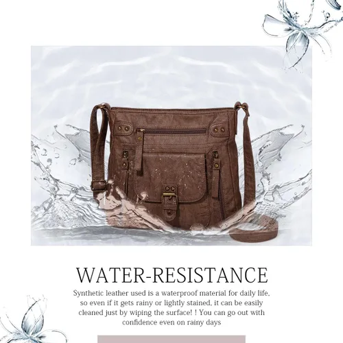 Vista 6 de KL928 Bolsos cruzados para mujer, bolsos de hombro y bolsos
