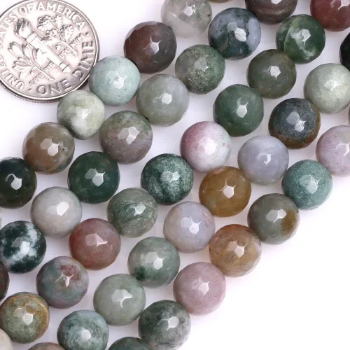Vista 80 de GEM-Inside - Cuentas sueltas de amatista natural de 0.236 pulgadas (0.236 in), cristal facetado, piedra energética para hacer joyas, 15 pulgadas