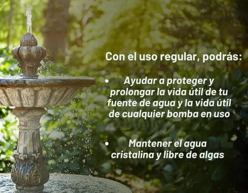 Vista 4 de Fuente de algicida y clarificador - 64oz - Mata e inhibe todo tipo de crecimiento de algas, formulado para estanques pequeños y características
