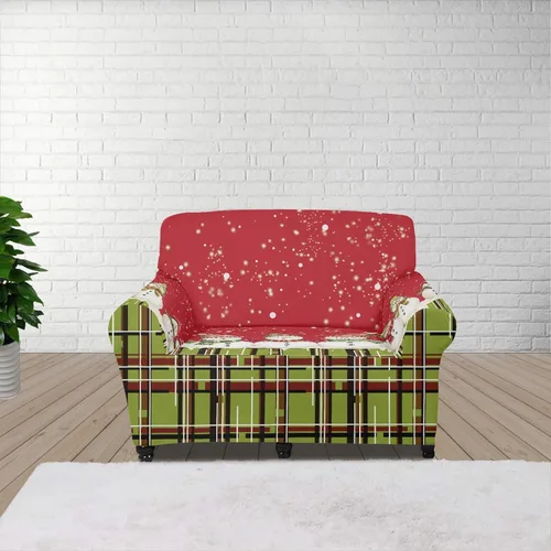 Vista 43 de Horeset Fundas elásticas para sofá con diseño de flores otoñales, lavables para sofá de 2 cojines, funda protectora para mascotas y perros