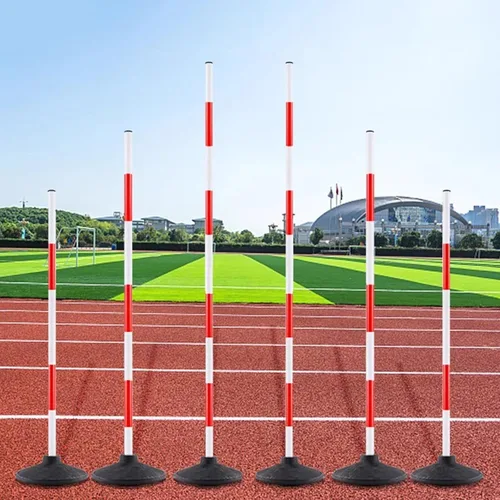 Vista 6 de YXXSDP Juego de bastones de agilidad de fútbol desmontables, paquete de 5 palos de entrenamiento flexibles, para entrenamiento de fútbol