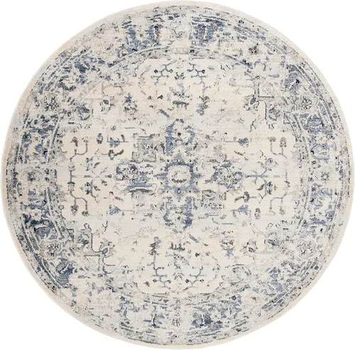 Vista 8 de SAFAVIEH - Alfombra decorativa de la colección Charleston, 2 pies x 4 pies, marfil y azul marino, diseño tradicional, ideal para áreas de alto