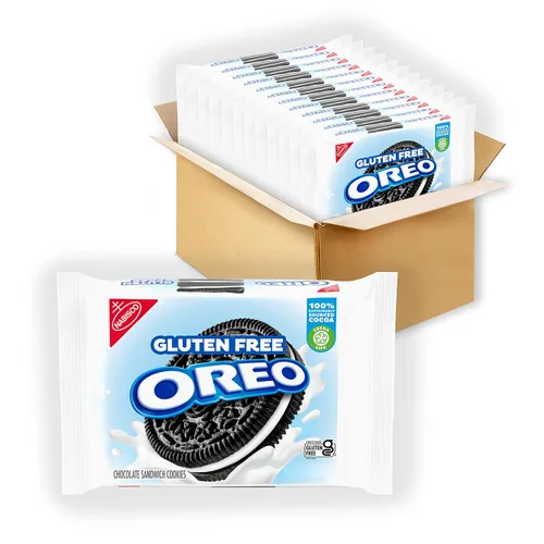 Vista 22 de Oreo, galletas sándwich de chocolate, 13.3 onzas Siempre hecho con cacao real, certificado Kosher