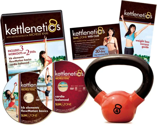 Vista 2 de Gaiam Kettlenetics Slim and Tone Kit