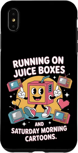 Vista 11 de Cajas de jugo y dibujos animados - Funda retro nostalgia para niños de los 90 para iPhone 16