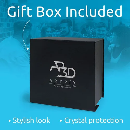 Vista 7 de ArtPix 3D Foto de cristal, regalos personalizados de Navidad para mujeres, esposa, ella, él, hombres, marido, abuela, gran regalo personalizado
