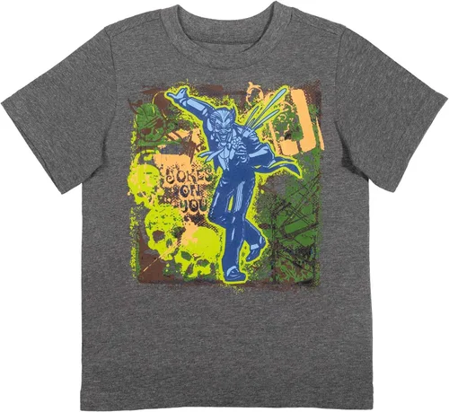 Vista 6 de DC Comics Paquete de 3 camisetas gráficas de Batman Joker de la Liga de la Justicia