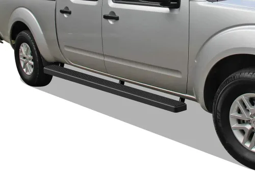 Vista 14 de iBoard Barras laterales para Nissan Frontier Crew Pickup de 4 puertas, Negro