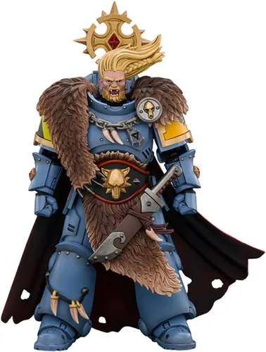 Vista 5 de JOYTOY Figura de acción 1/18 Warhammer 40,000 lobos espaciales paquete de batalla (juego de 4 figuras) Modelo de colección Paquete de batalla 4pcs