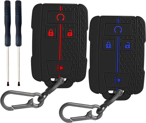 Vista 14 de QBUC - Funda para llavero Chevy con llavero (A: negro)