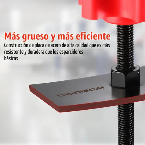 Vista 8 de WORKPRO Herramienta de compresión de pinza de freno, herramienta esparcidora de compresor de pistón
