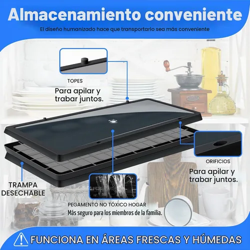 Vista 5 de Landisun Trampas de pegamento para ratas de ratón para interior para el hogar, ratones de serpiente, control de plagas de araña