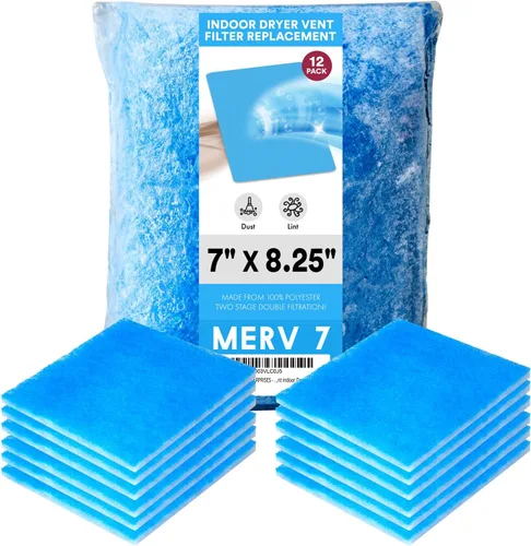 Vista 7 de Filtro de repuesto para secadora - Compatible con sistemas de ventilación de secadora Better Vent para interiores - Filtros de secadora