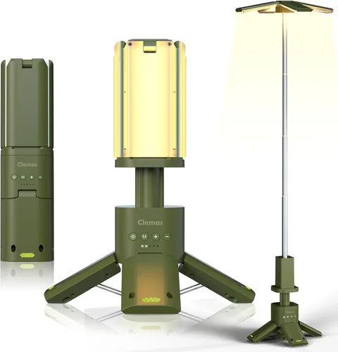 Vista 11 de Luces de camping telescópicas recargables de 14000 mAh LED, linternas magnéticas multifunción para iluminación de obra, lámpara de tienda de camping