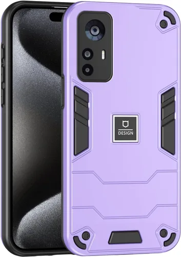 Vista 273 de Funda compatible con Redmi A1, compatible con Redmi A2 2 en 1 [PC dura + TPU], funda de teléfono negra