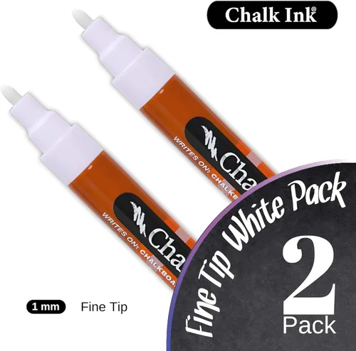Vista 2 de Chalk Ink Marcadores de tiza líquida - Marcadores profesionales de pizarra
