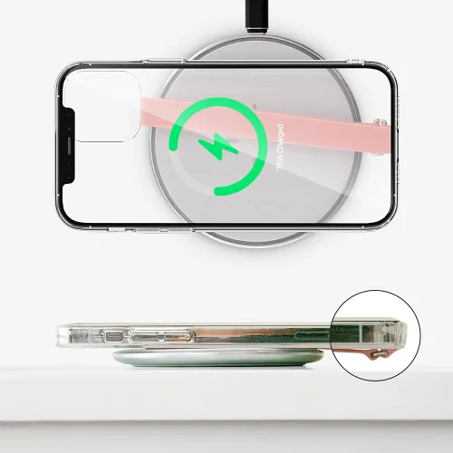 Vista 4 de Correa de dedo en forma de C con clip para teléfono, correa de silicona para teléfono celular Sinjimoru para estuche de teléfono con clip como