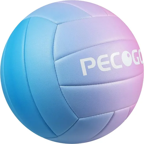 Vista 2 de Balón de voleibol tamaño 5, piel sintética duradera, interior/exterior. Control suave, gran hermeticidad para entrenamiento/juegos. Ideal para todas