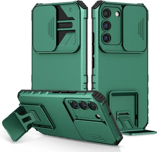 Vista 127 de Funda compatible con Samsung Galaxy M13 5G/A04 Dimensional Soporte Ventana Corredera Teléfono Móvil Funda Protectora a Prueba de Golpes para Samsung