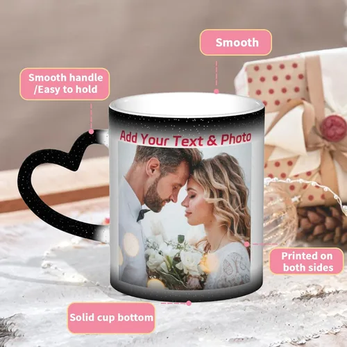Vista 6 de Tazas de café con foto personalizada, taza de café personalizada con imagen, tazas personalizadas, regalos para hombres y mujeres