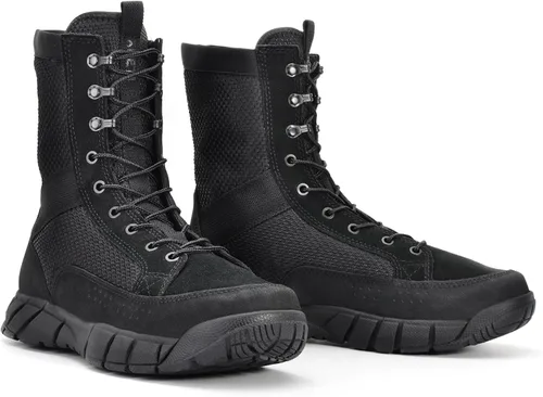 Vista 2 de XPETI Botas militares tácticas Assault LT de 8" para hombre Negro