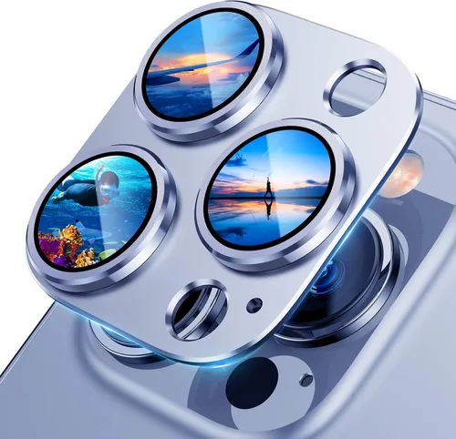 Vista 9 de UniqueMe - Protector de lente de cámara para iPhone 13 Pro/13 Pro Max, color verde alpino