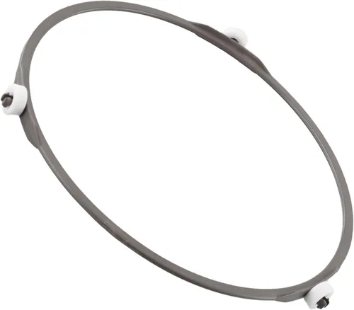 Vista 7 de Base de soporte giratorio para horno microondas con soporte giratorio de 3 ruedas, compatible con soporte de anillo de 7 pulgadas de diámetro