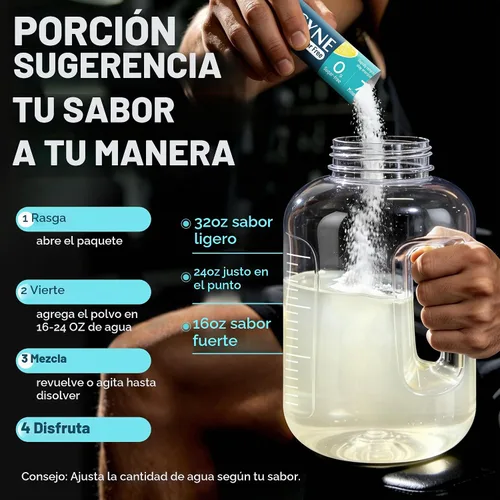 Vista 7 de Paquetes de hidratación sin azúcar de los paquetes del polvo