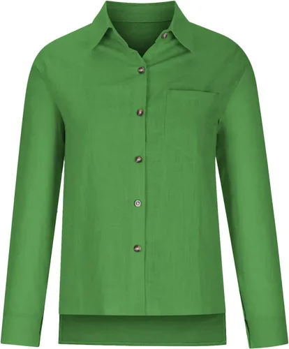 Vista 25 de SMIDOW Camisa de algodón y lino con botones para mujer