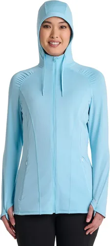 Vista 19 de Coolibar Chaqueta con cremallera completa para mujer - Protección solar UPF 50+ - Astir