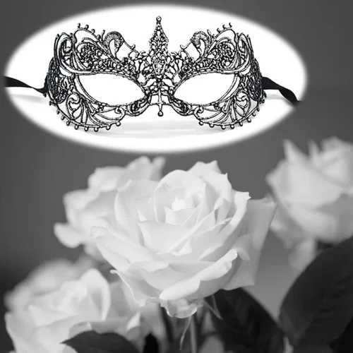 Vista 3 de Betogeth Masquerade Mask for Couples Women and Men - 2 Pack Venetian Silver free