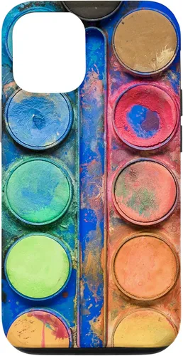 Vista 28 de Caja de paleta de pintura de acuarela - Funda de regalo divertida para artista/pintor/arte para iPhone 17