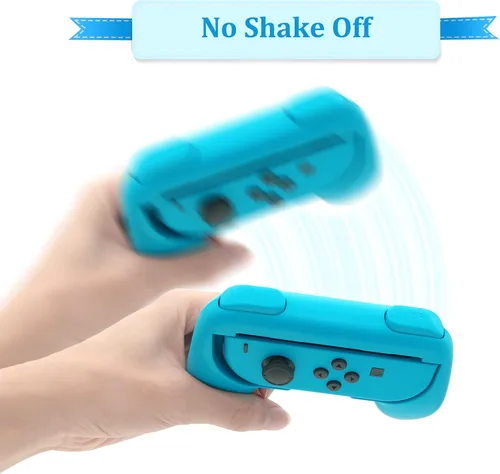 Vista 2 de FYOUNG Empuñaduras de mano para Switch y para Switch OLED JoyCons controladores de mano compatibles con Switch para Joy Con y Switch OLED