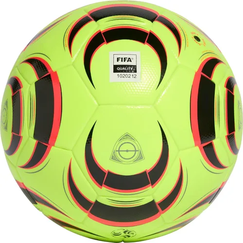 Vista 2 de Balón de fútbol unisex para adultos adidas Tiro Match Limón lúcido/Negro/Rojo Lucido/Hierro Metálico/Liga