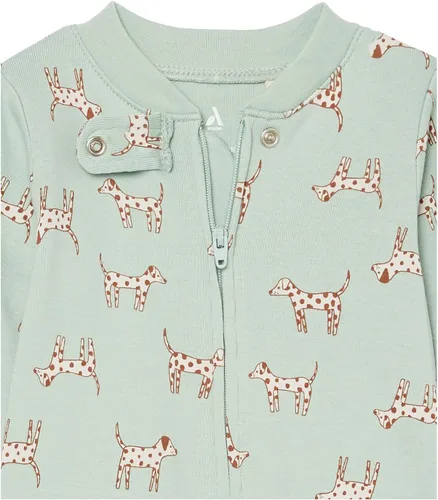 Vista 3 de Tienda Aware Pijama unisex de algodón sin pies para bebés, paquete de 2