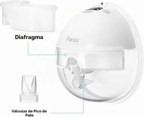Vista 6 de Paruu Diafragma P16 y reemplazo de válvula, solo para extractor de leche portátil P16, paquete de 2 juegos de accesorios originales