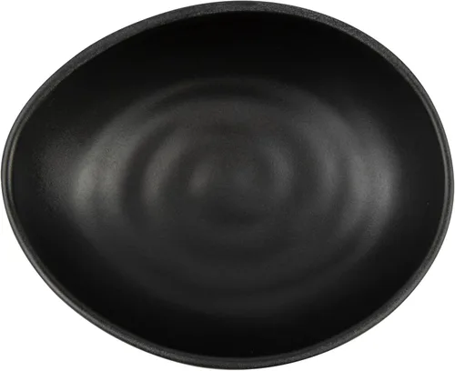 Vista 13 de Restaurantware Voga - Cuencos de melamina de 15 onzas, 2 cuencos redondos Pho, pequeños, de forma libre, cuencos profundos de melamina negra