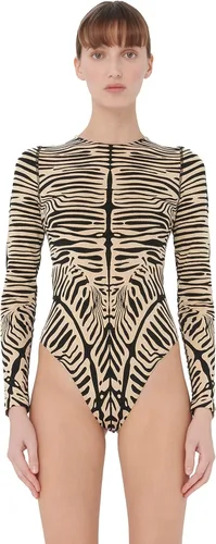 Vista 2 de Wolford Aurora Zebra String Body para mujer
