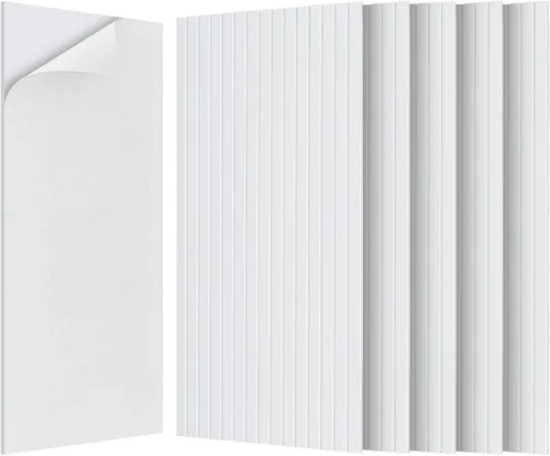 Vista 13 de Paquete de 6 paneles acústicos para pared, 23.6"x23.6" panel decorativo insonorizado de arte, panel autoadhesivo absorbente de sonido, tratamiento
