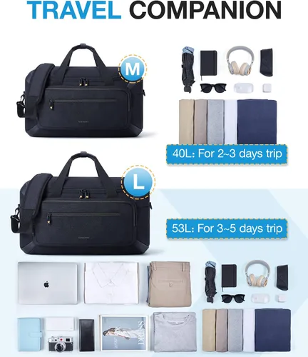 Vista 5 de Bolsa de viaje, Black1-40L, Bolsa de viaje