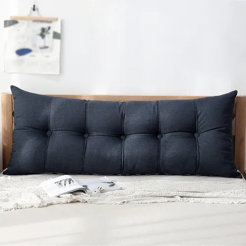 Vista 11 de Respaldo rectangular grande para cabecero, cojines de respaldo para cama, sofá, respaldo de cuña para respaldo, cojines lumbares, almohada