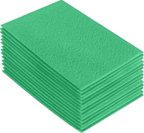 Vista 51 de FabricLA Hojas de fieltro acrílico para manualidades, cuadrados de fieltro precortados suaves de 4 x 4 pulgadas (3.9 in x 3.9 in), utiliza hojas