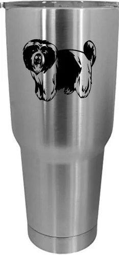 Vista 35 de Cairn Terrier - Vaso grabado con temática de perro, 30 onzas